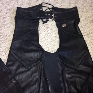 Harley-Davidson Leather Chaps - EUC