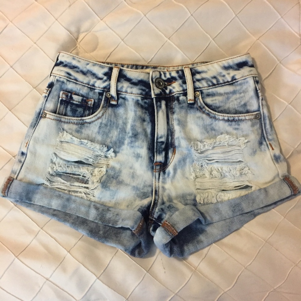 High rise shorts