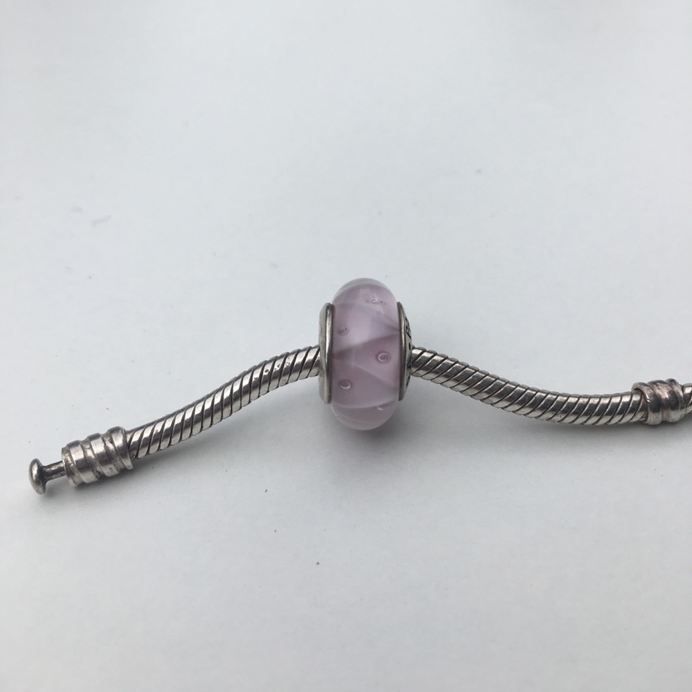 Pink Pandora charm