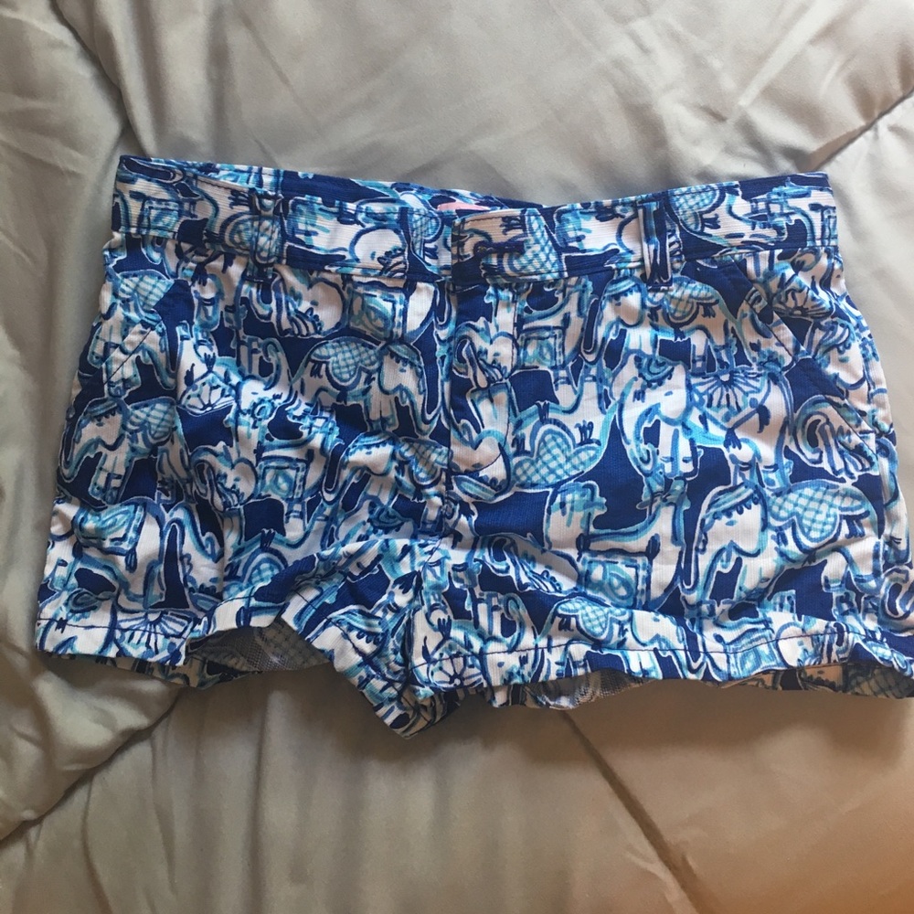 Lilly Pulitzer elephant print shorts