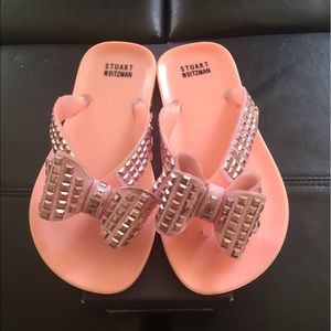 Girls Stuart Weitzman Slippers Size 12