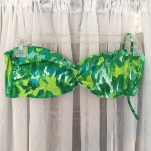 Victoria's Secret Tie-Dye Strapless Bikini Top