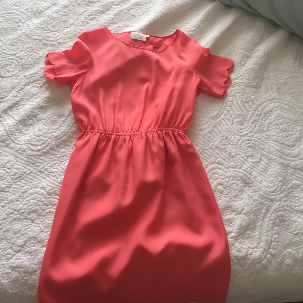 Open back Lush coral dress