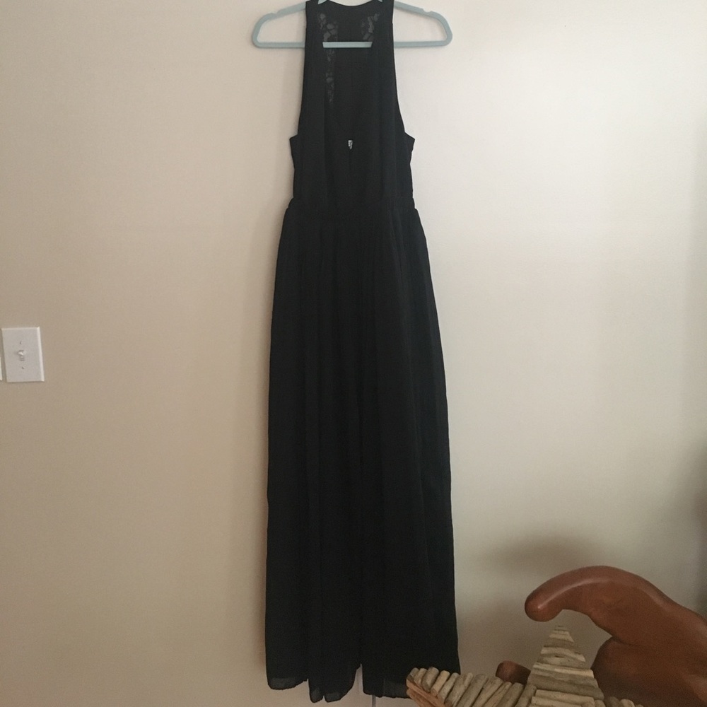 BCBGeneration Maxi dress with back lace detail