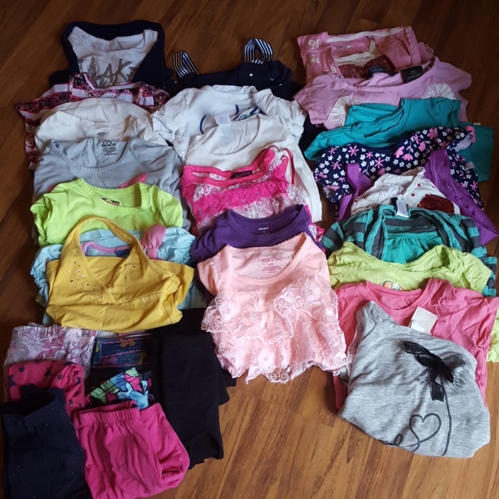 SOLD! Hugh 4-5T clothes lot.