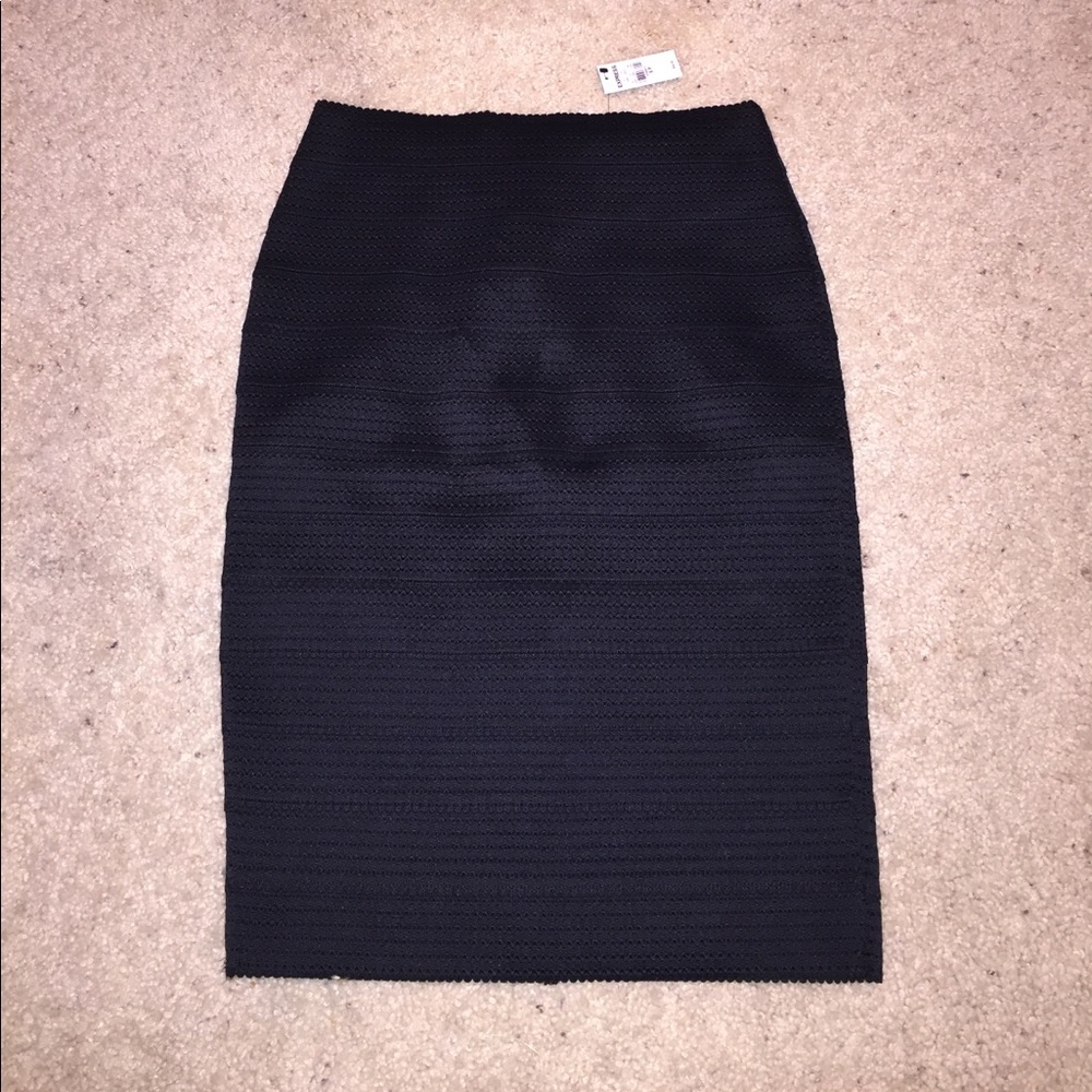 Express Black Pencil Skirt NWT Sz S Stretchy
