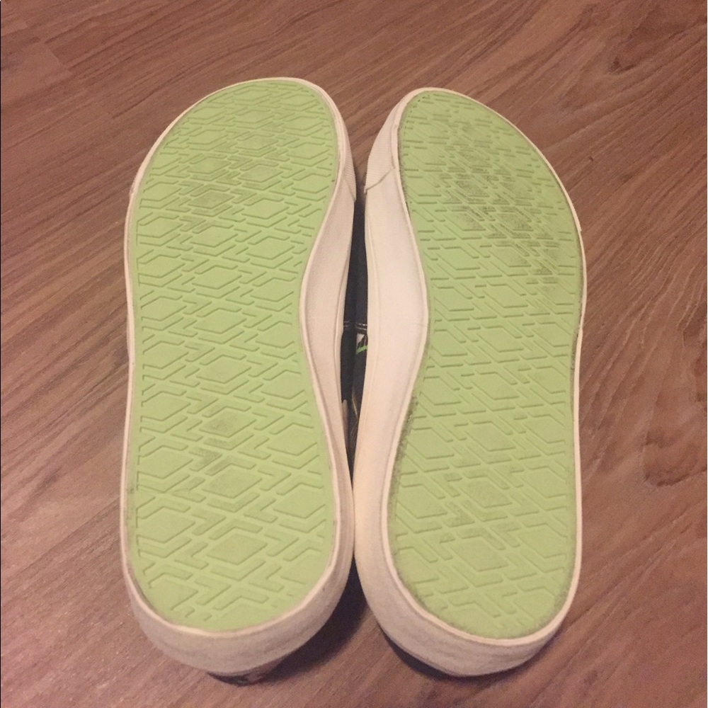 SOLD Zara Canvas Lace Up Shoes Tropical Prt SZ 37 - Picture 5 of 7