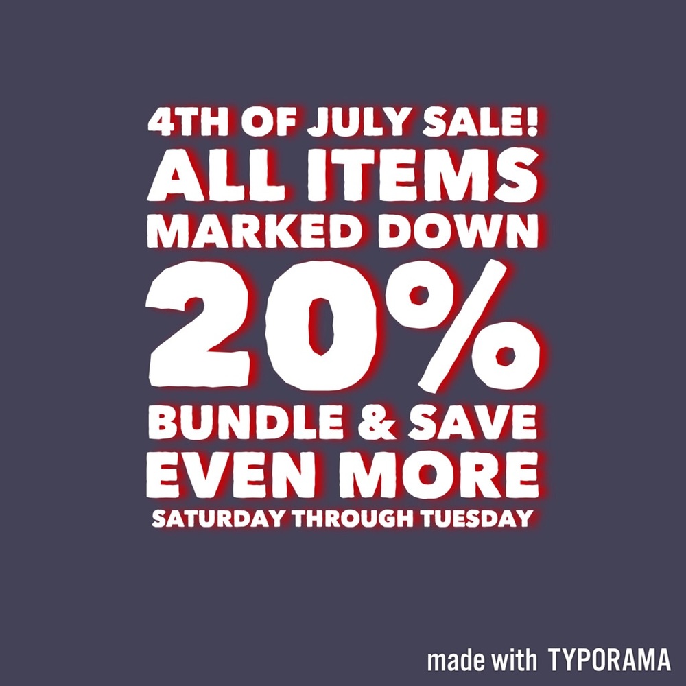 🇺🇸 Fourth of July Sale!!! 🇺🇸