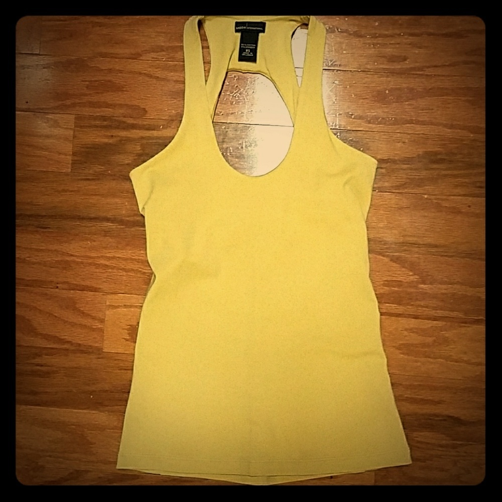Yellow tank top
