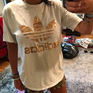 Rose gold Adidas T