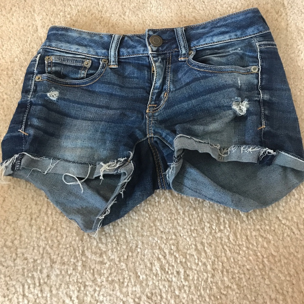 American eagle jean shorts