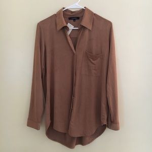 Nordstrom Faux Suede Button Down