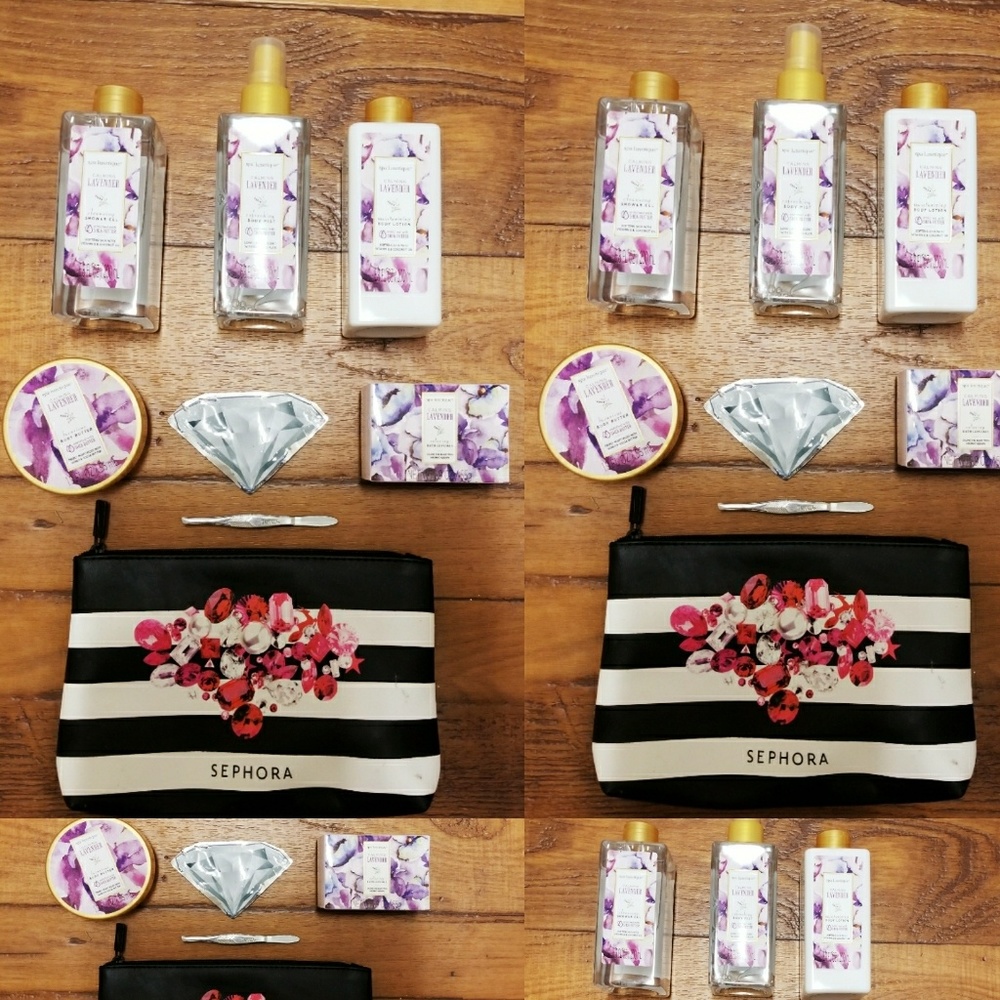 📣STILL ON SALE📣💋Sephora Bag + Spa Set💋
