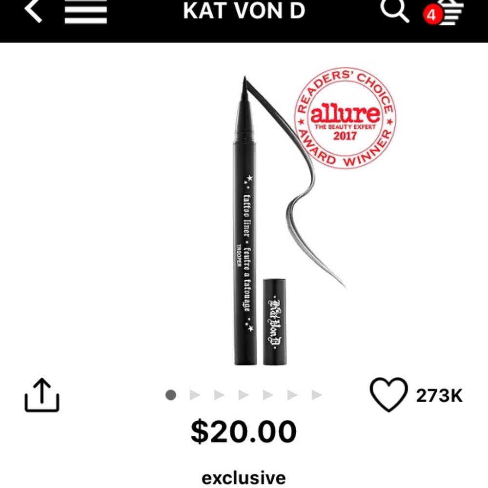 Tattoo liner in trooper