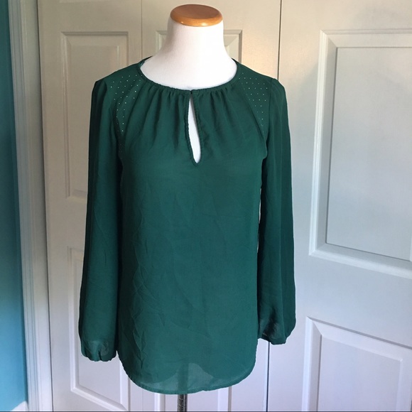 Zara Tops - Zara Keyhole Blouse
