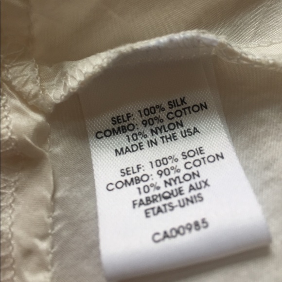 Nanette Lepore super soft lightweight ivory silk - Picture 4 of 8