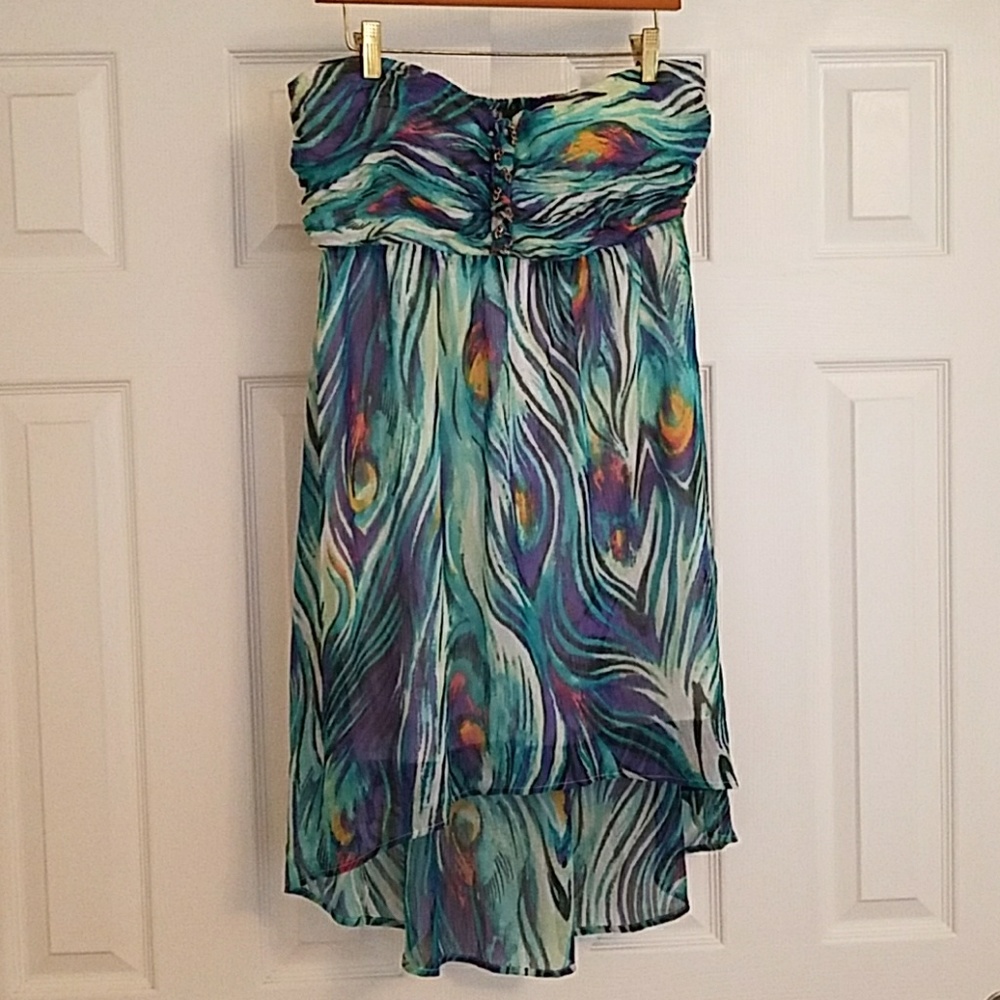 2b Bebe strapless dress