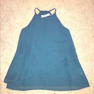 Green Banana Republic keyhole tank top NWT Sz S