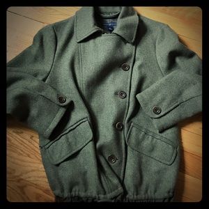 Olive Green Gap Wool Jacket