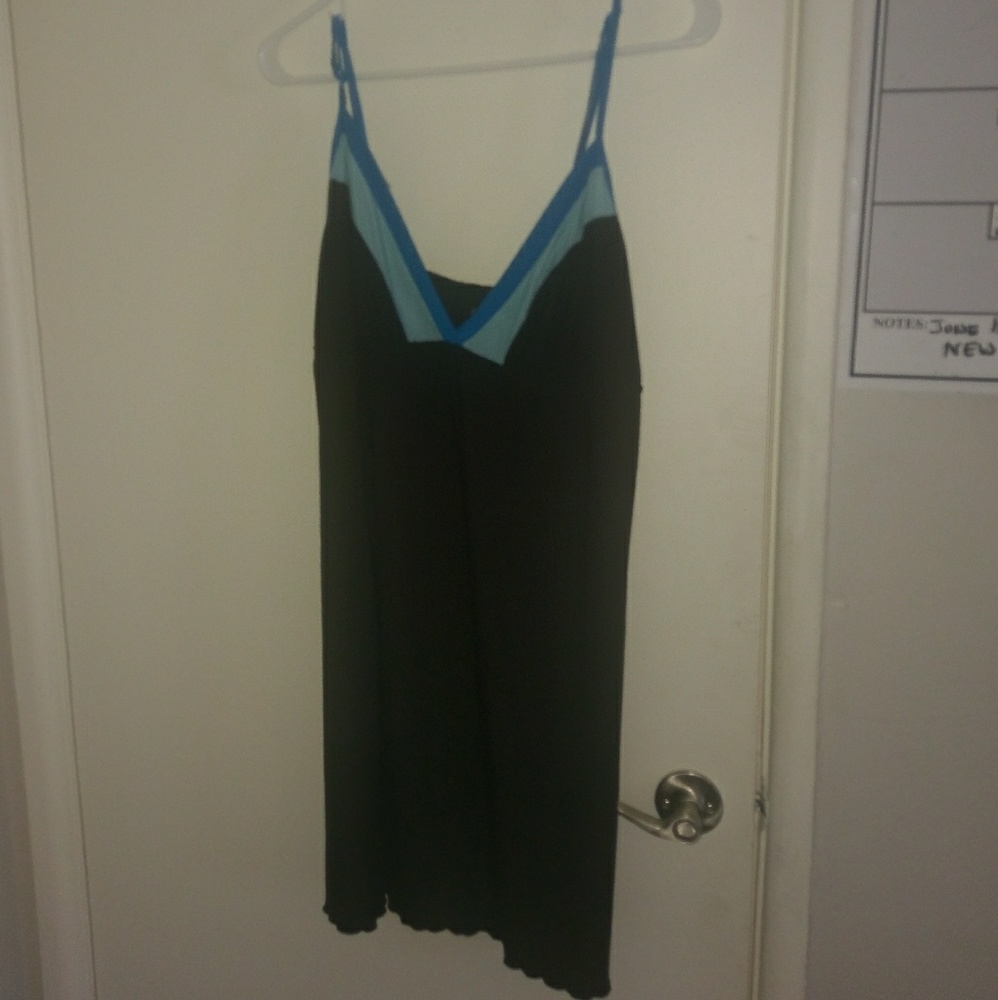 Blue and black nightie lingerie XXL 2x