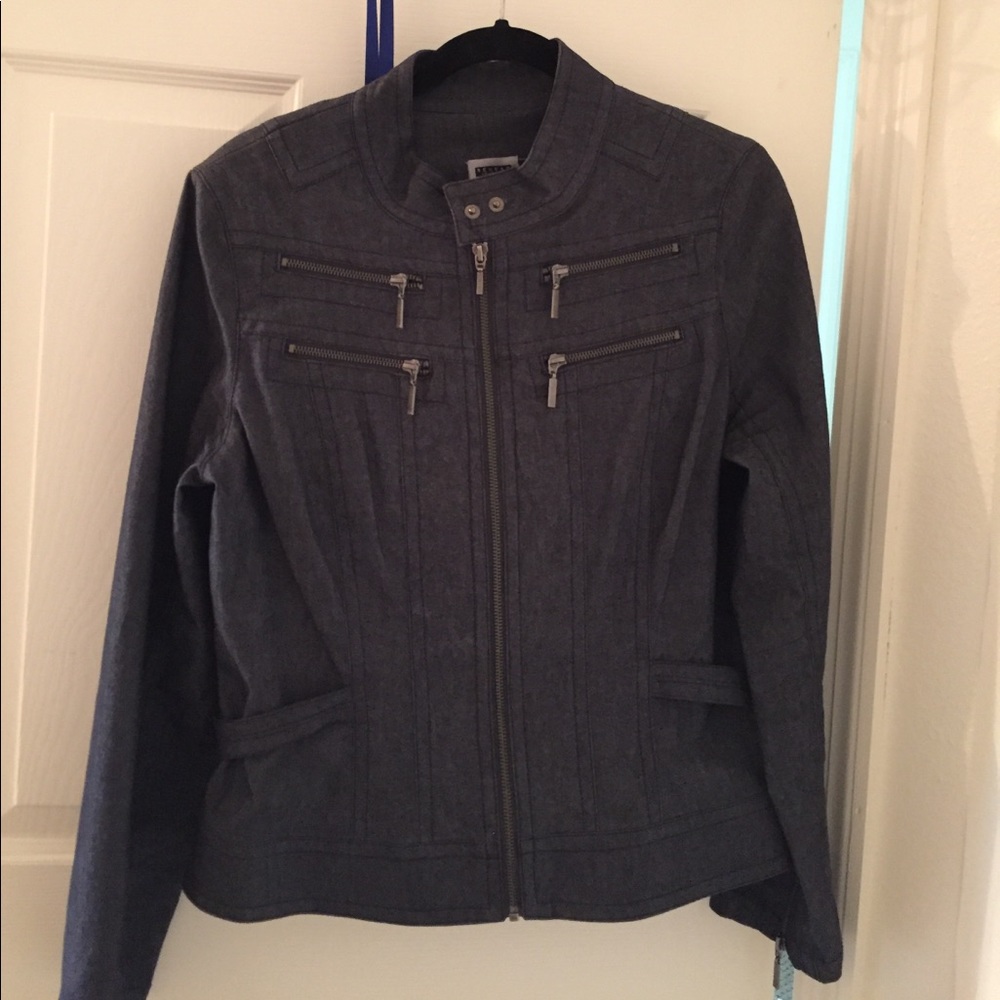2 piece denim suit