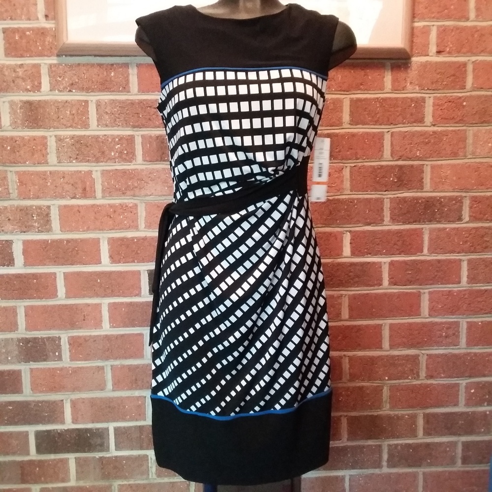 NWT R&K Black and white Dress