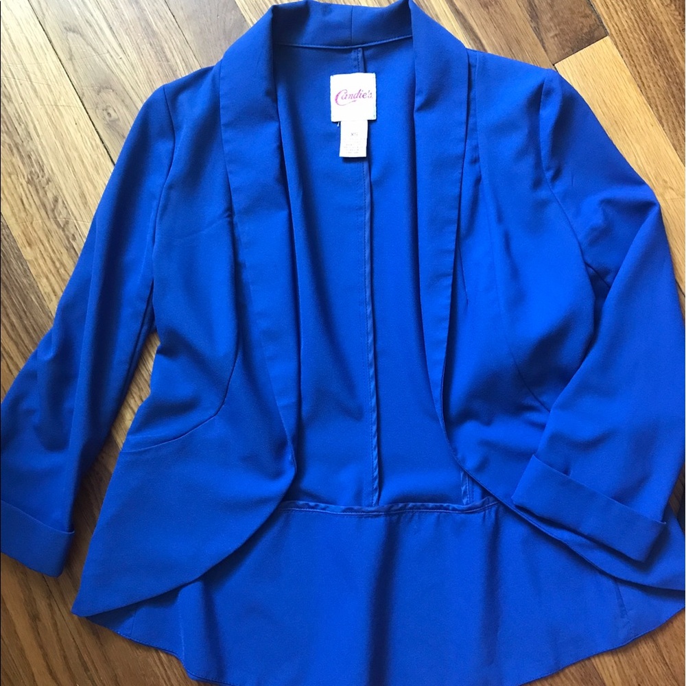 Cobalt blue blazer