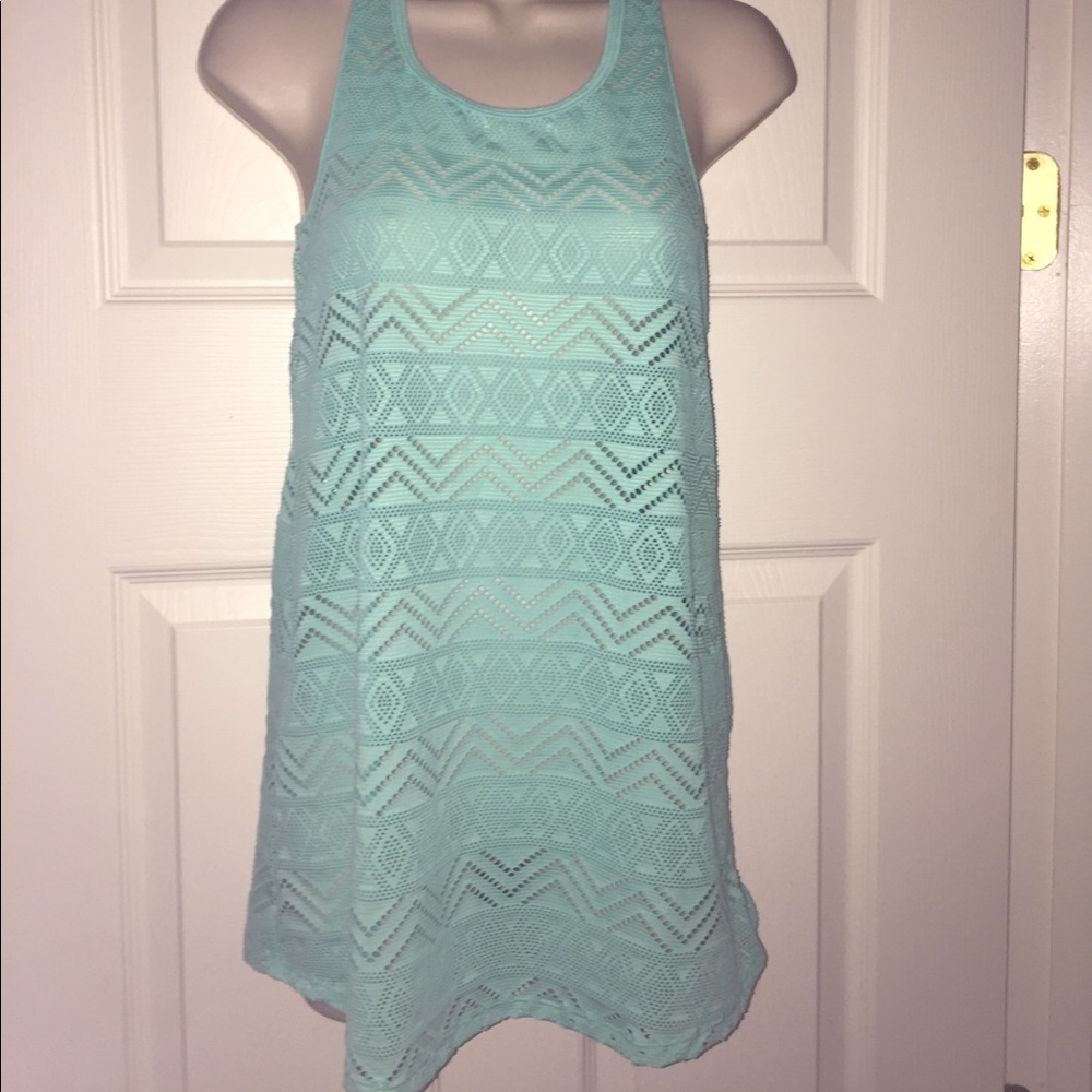 teal cover up