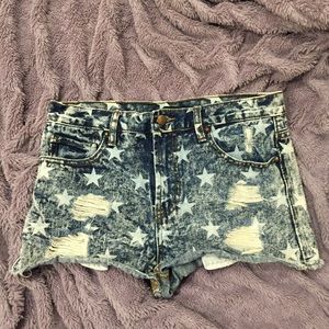 Forever 21 high-waisted jean shorts