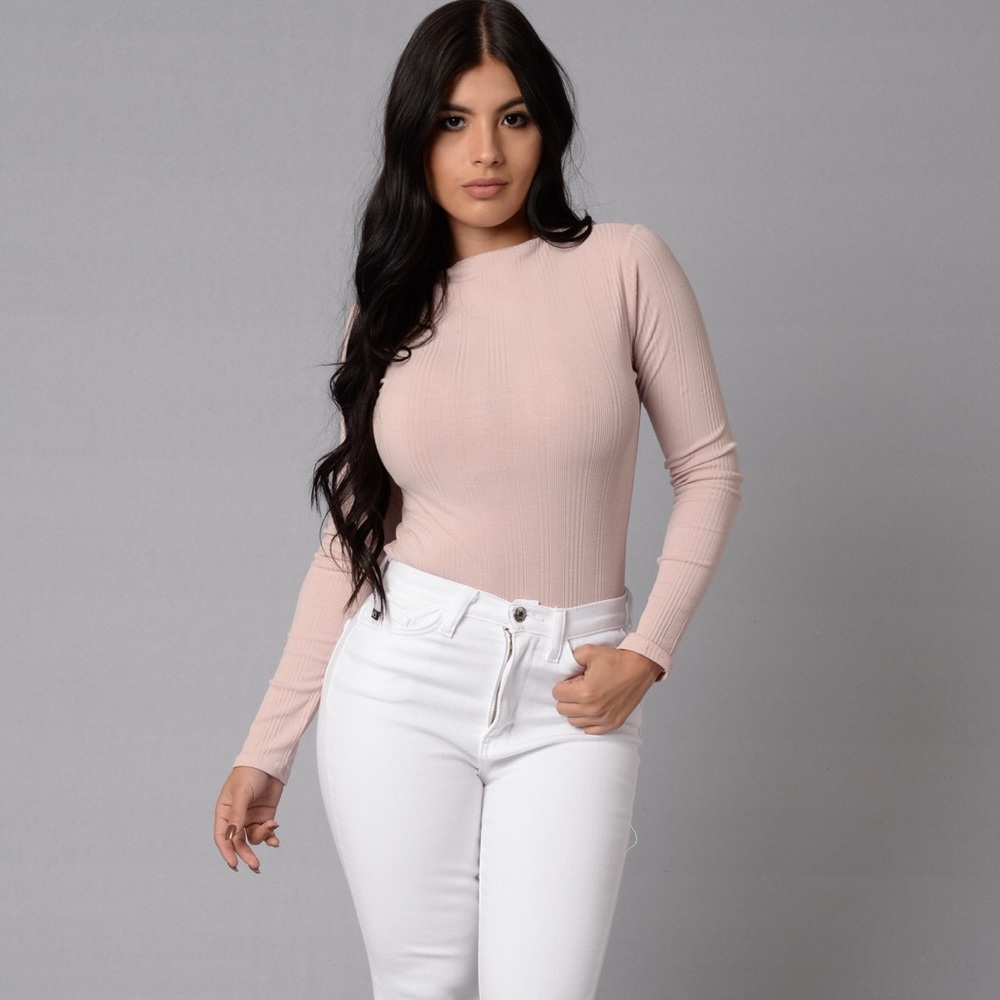 Fashion Nova pink bodysuit