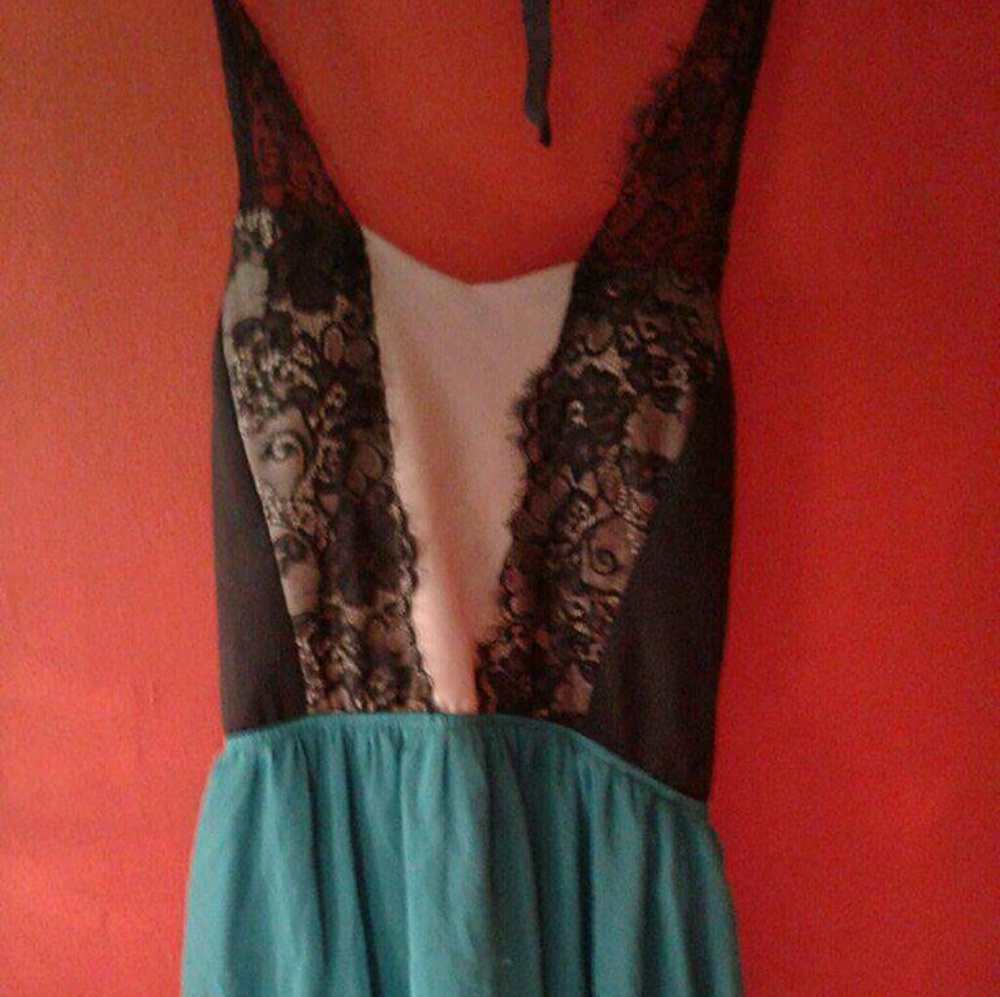 Teel lace up dress