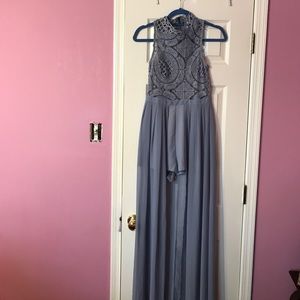 Baby Blue Maxi Romper