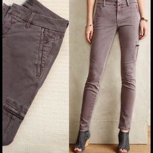 Purple anthropologie pants