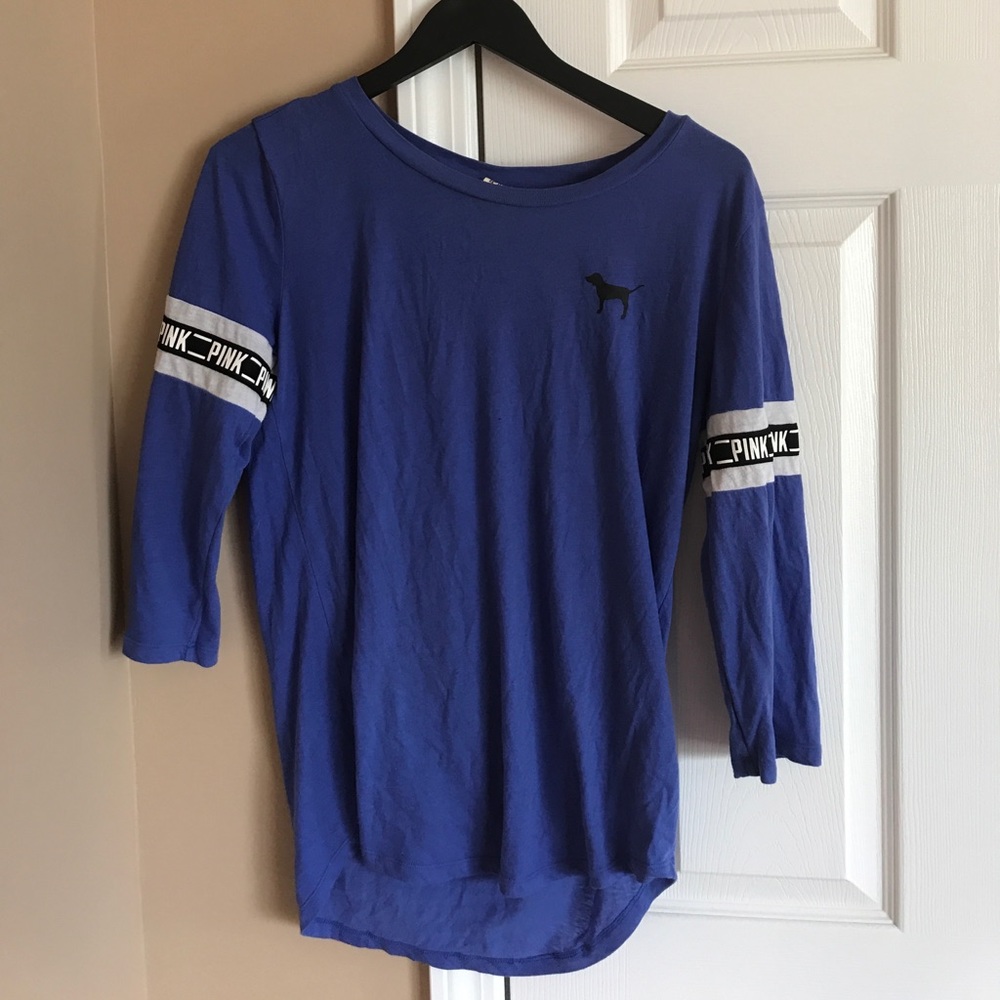 Victoria secret baseball cut shirt