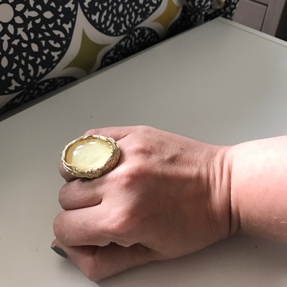 Chloe + Isabel Cabouchon Cocktail Ring Sz 6 - Picture 3 of 3