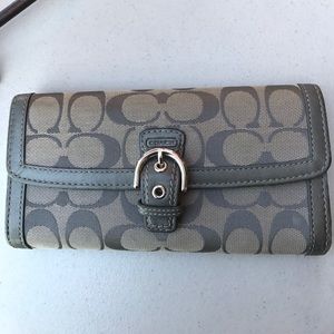 Grey Coach Wallet
