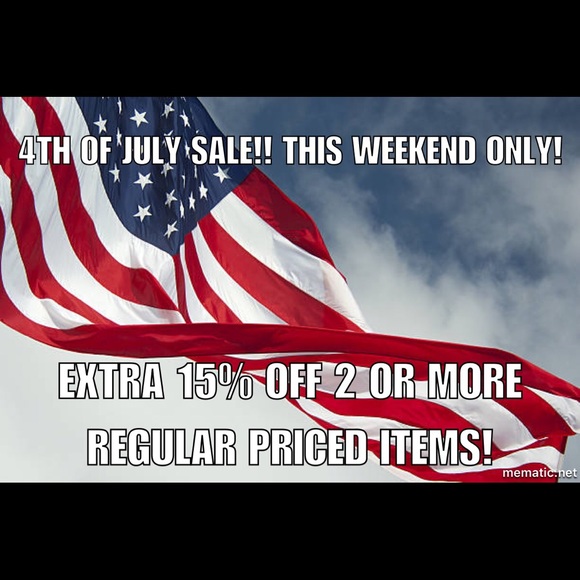 4th of July SALE this weekend only! Extra 15 off! OS from Chic