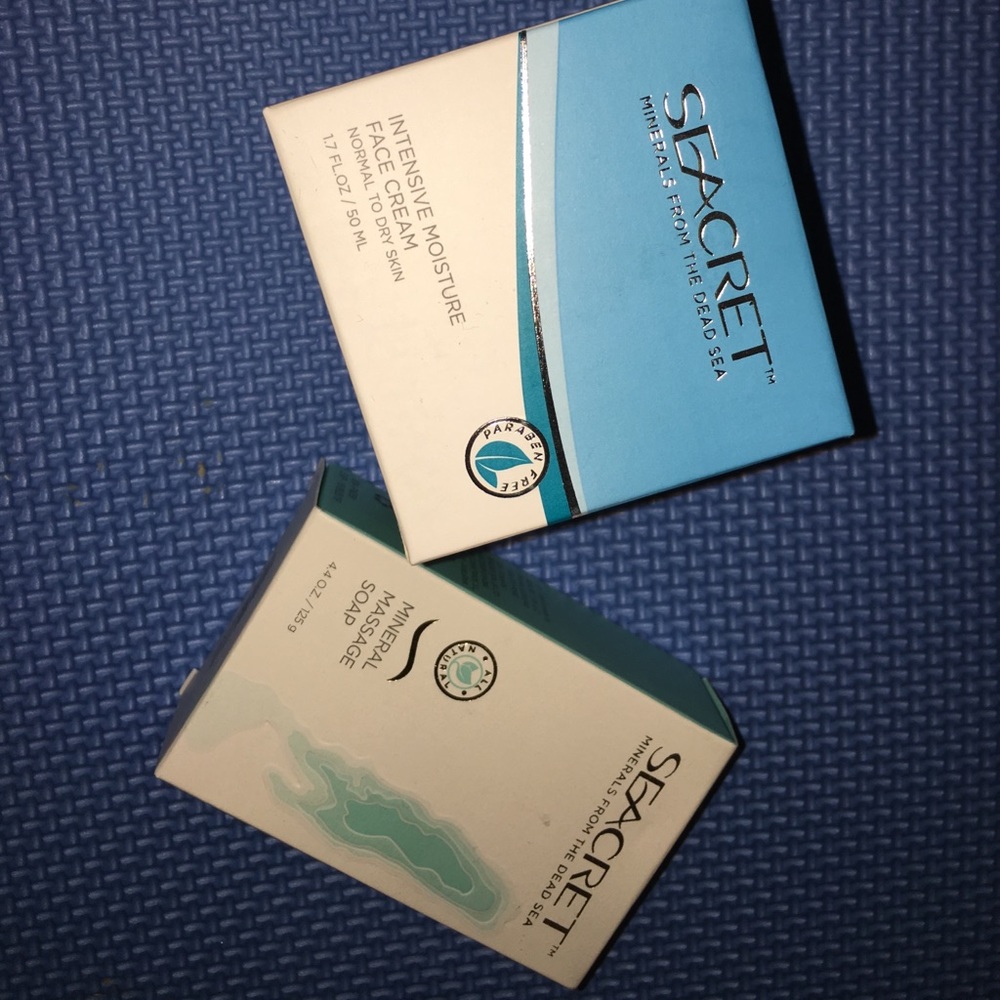Seacret Intensive cream and Mineral soap