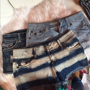 3 pairs Jean shorts