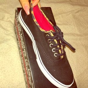 Vans Lo Pro Leopard Print Skate Shoe