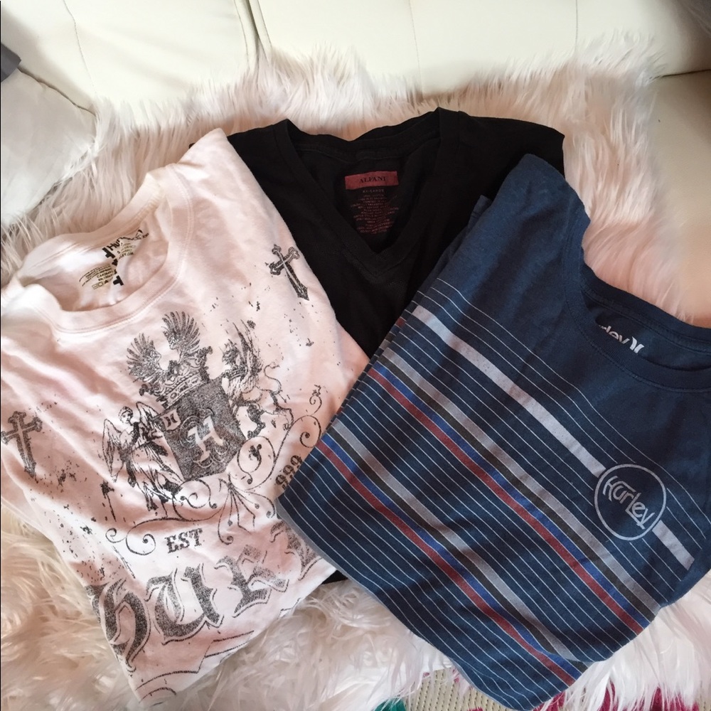 3 men's Tshirt's