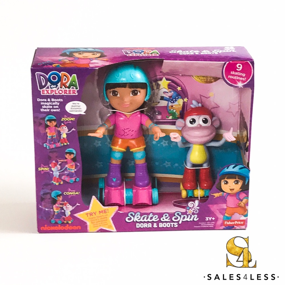 Dora The Explora Skate and Spin on it's own Toy
