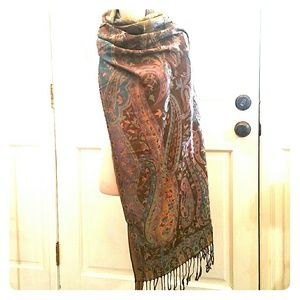 Floral Paisley Pashmina