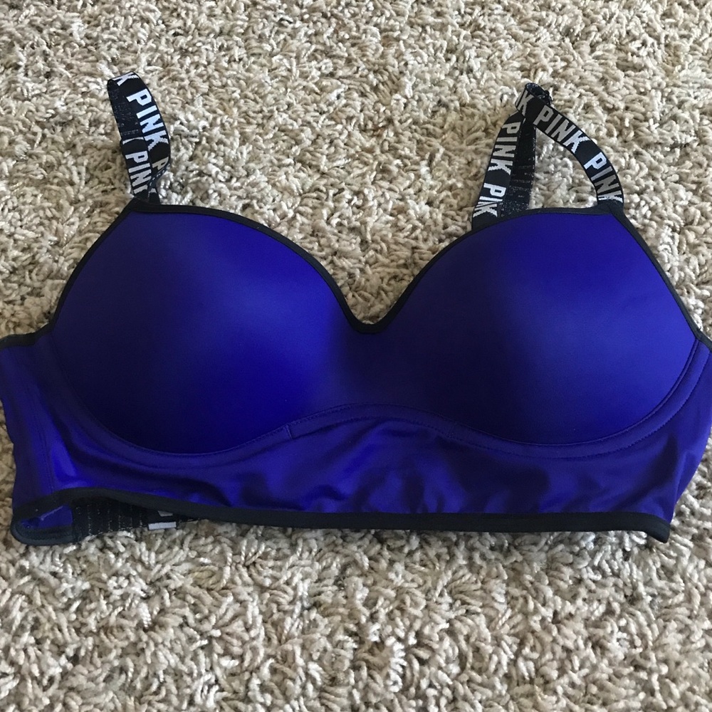 vs pink padded bralette