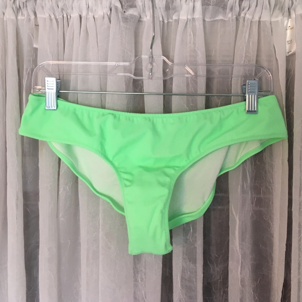 Victoria's Secret Bright Green Bikini Bottoms