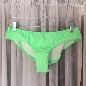 Victoria's Secret Bright Green Bikini Bottoms