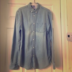 Men's Cotton Denim Shirt