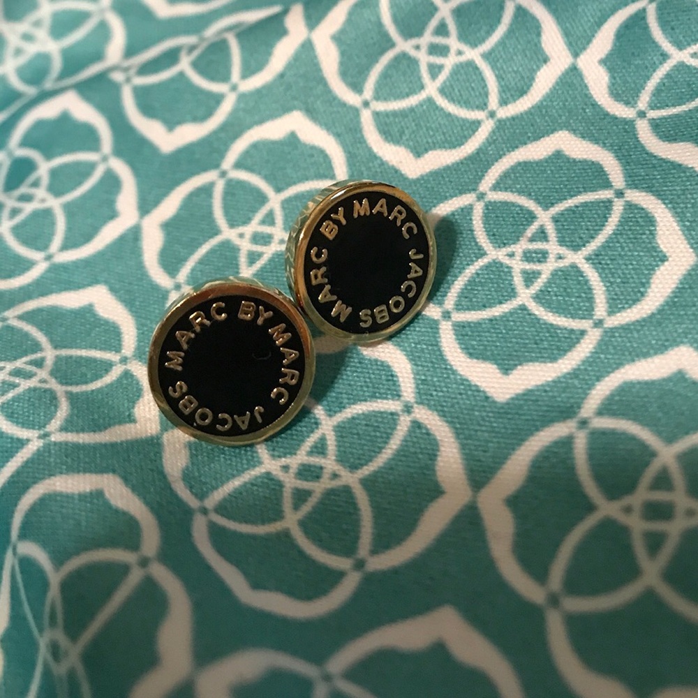 Marc Jacobs Logo Earrings