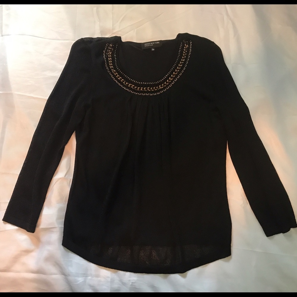 Jones New York Collection long sleeve shirt