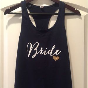 Bride tank top bought off watt. Wedding wear.